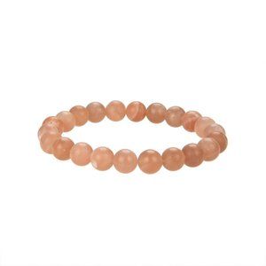 Sunstone Gemstone Round breads bracelet 8mm